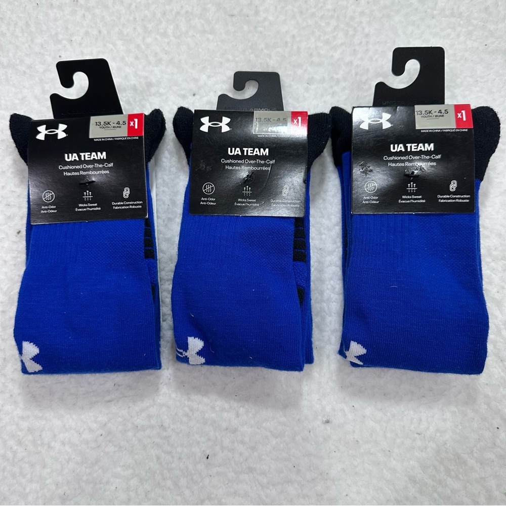 Kid’s Under Armour Blue Socks